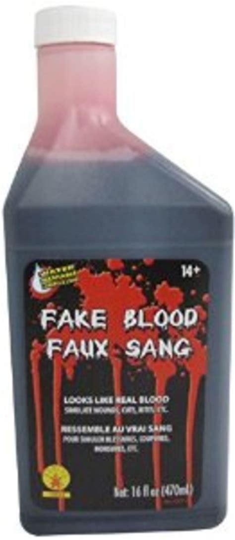 how to stain clothes with fake blood|non staining stage blood.